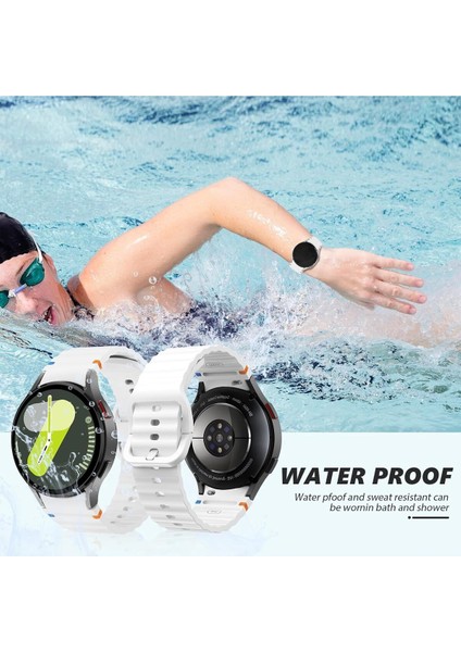 Samsung Galaxy Watch 4 5 6 7 Fe 40 40 44 Classic 42 43 46 47 mm Uyumlu Kavisli Silikon Kordon fırsatları