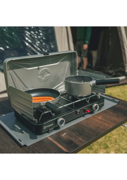 Katmai Duo Stove Çift Brülörlü Kompakt Portatif Ocak