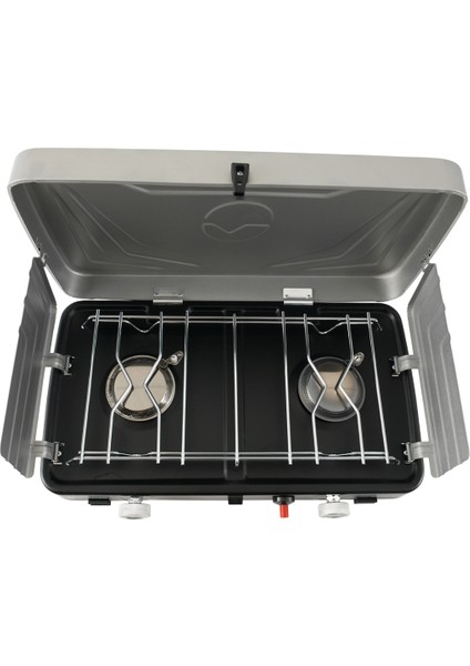 Katmai Duo Stove Çift Brülörlü Kompakt Portatif Ocak