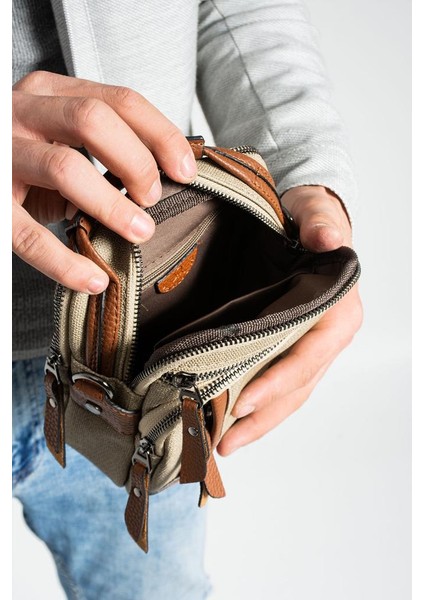 Erkek Postacı Çanta Omuz Çantası 18*12 cm Çapraz Askılı Omuz Çantası Mega Çanta Kanvas Kumaş fırsatları