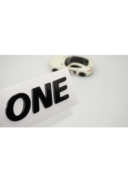 One Bagaj Siyah Yazı Logo Arma Mini Cooper Ile Uyumlu