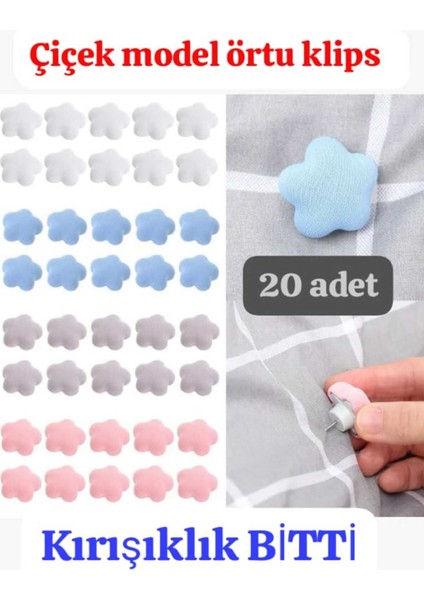 20 Adet Çarşaf Yorgan Nevresim Klipsi Yorgan Tutucu Yorgan Klipsi