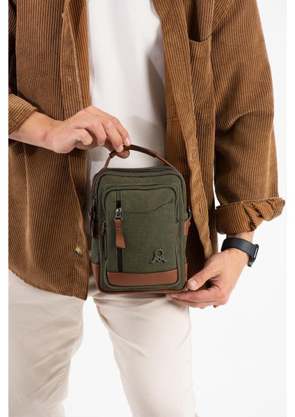 Kanvas Kumaş Erkek Postacı Çanta Omuz Çantası 20*12 cm Çapraz Askılı Omuz Çantası Mega Çanta fiyatları