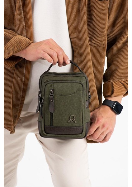 Kanvas Kumaş Erkek Postacı Çanta Omuz Çantası 20*12 cm Çapraz Askılı Omuz Çantası Mega Çanta fiyatları