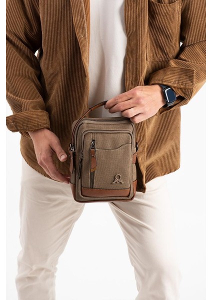 Kanvas Kumaş Erkek Postacı Çanta Omuz Çantası 20*12 cm Çapraz Askılı Omuz Çantası Mega Çanta fiyatları