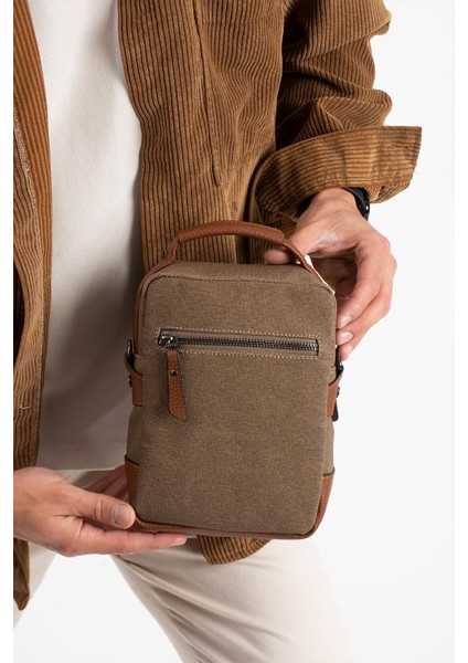 Kanvas Kumaş Erkek Postacı Çanta Omuz Çantası 20*12 cm Çapraz Askılı Omuz Çantası Mega Çanta modelleri