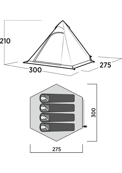 Otra Tipi 4 Kişilik 8m² Tipi Çadır fırsatları