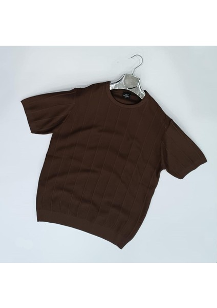 Turbulance Bisiklet Yaka Kısa Kol Erkek Örme Triko Tişört