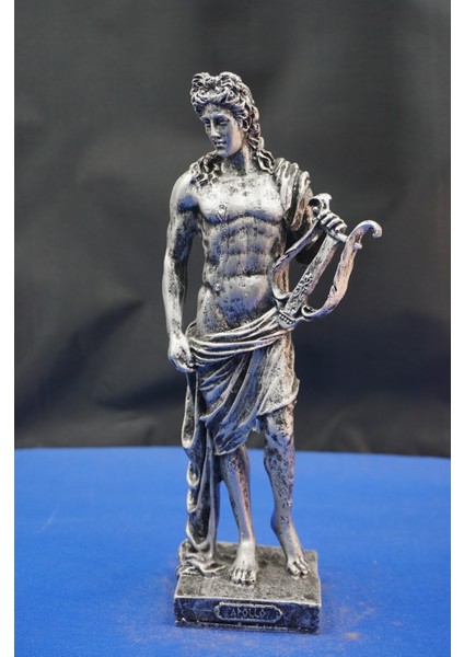 Antik Yunan Tanrısı Güneş ve Işık Tanrısı Apollo Heykel Biblo – Ev Dekor & Hediyelik Aksesuar 25 cm