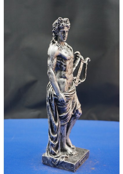 Antik Yunan Tanrısı Güneş ve Işık Tanrısı Apollo Heykel Biblo – Ev Dekor & Hediyelik Aksesuar 25 cm