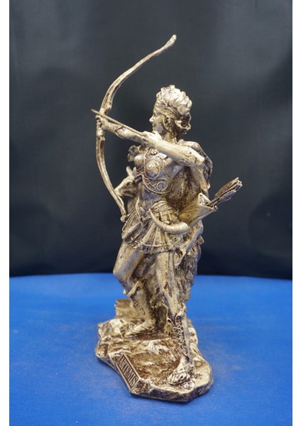 Altik Yunan Tanrıcası Avcı Artemis Heykeli Biblo – Ev Dekor & Hediyelik Aksesuar 29 cm