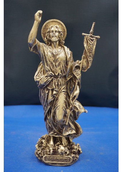 Peder St. John The Baptist Dekoratif Heykel Biblo – Ev Dekor & Hediyelik Aksesuar 25 cm