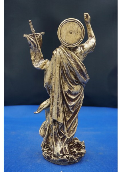 Peder St. John The Baptist Dekoratif Heykel Biblo – Ev Dekor & Hediyelik Aksesuar 25 cm