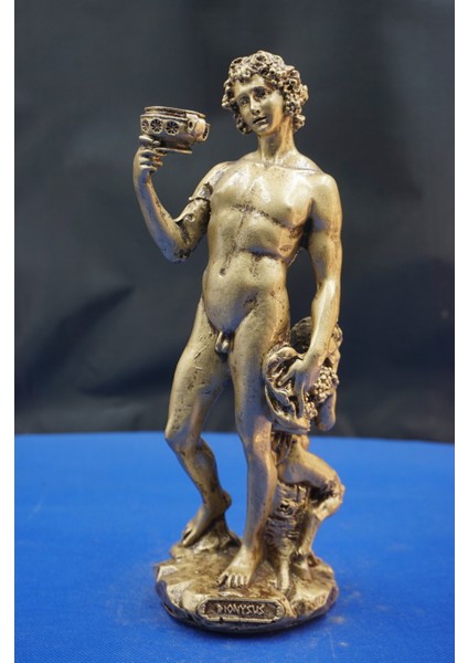 Dekoratif Dionysus Biblo Heykel – Ofis Dekorasyon Ev Dekor Hediyelik Aksesuar 25 cm