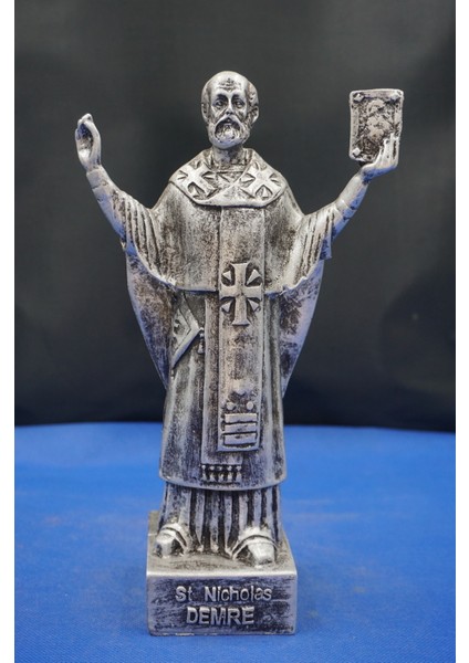 Peder St. Nicholas Demre Dekoratif Heykel Biblo – Ev Dekor & Hediyelik Aksesuar 25 cm