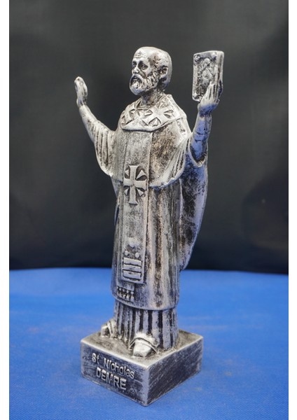 Peder St. Nicholas Demre Dekoratif Heykel Biblo – Ev Dekor & Hediyelik Aksesuar 25 cm
