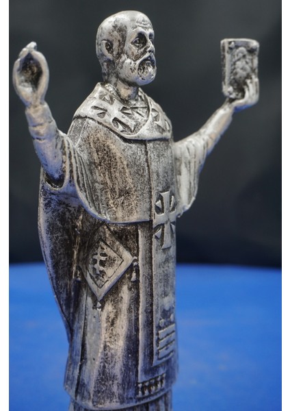 Peder St. Nicholas Demre Dekoratif Heykel Biblo – Ev Dekor & Hediyelik Aksesuar 25 cm