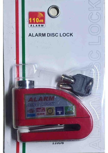 Motorsiklet Disk Alarmı Kırmızı