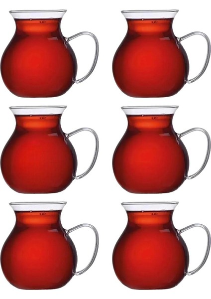 6'lı Isıya Dayanıklı Borosilikat Cam Bardak Takımı, şeffaf ve şık tasarım fırsatları