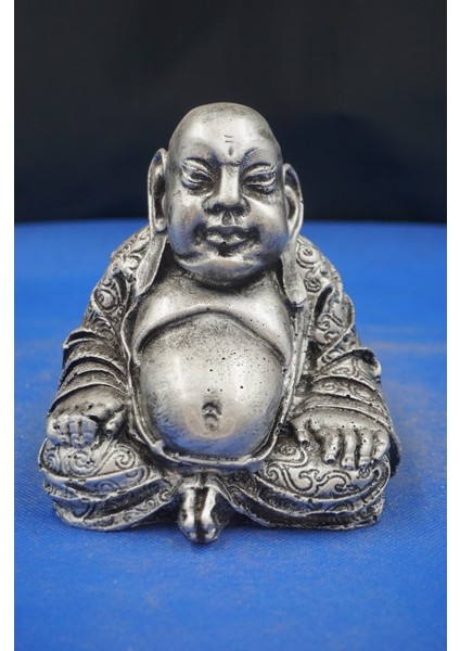Buda Heykeli – Oturan Buda Biblo | Özel Tasarım Ev & Ofis Dekoratif Aksesuar (15 cm )