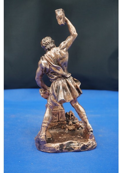 Hephaestus Ateş Tanrısı Heykel Biblo – Mitolojik Heykel Özel Tasarım 22 cm Ev Dekor Aksesuar
