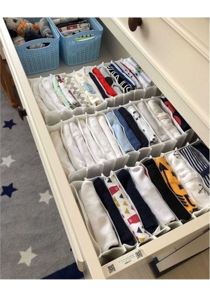 11 Bölmeli Dolap ve Çekmece Içi Düzenleyici Akordiyon Organizer M-00500 (1 Adet) fırsatları