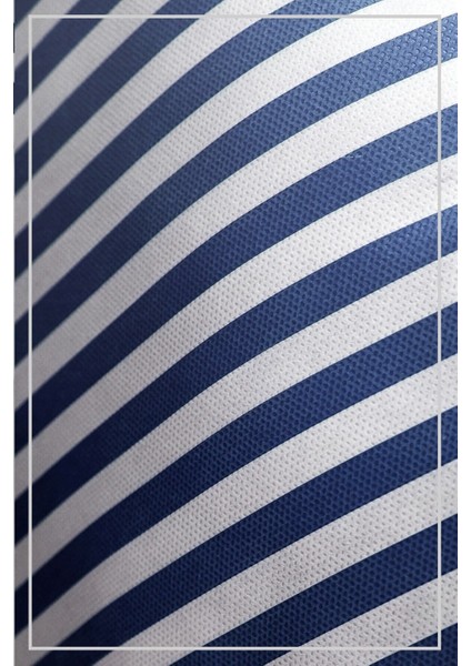 3'lü Set Orta Boy 50X25X20 cm Baza & Çekyat Altı , Kıyafet Düzenleyici Hurç Lacivert Çizgili fırsatları