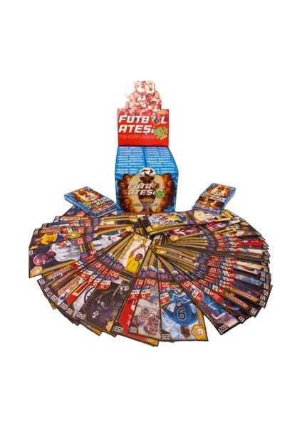 Futbol Ateşi 90+ Sürpriz Hologramlı Sürpriz Futbolcu Kartları Devasa Paket Toplam 240 Adet Oyun Kartı modelleri