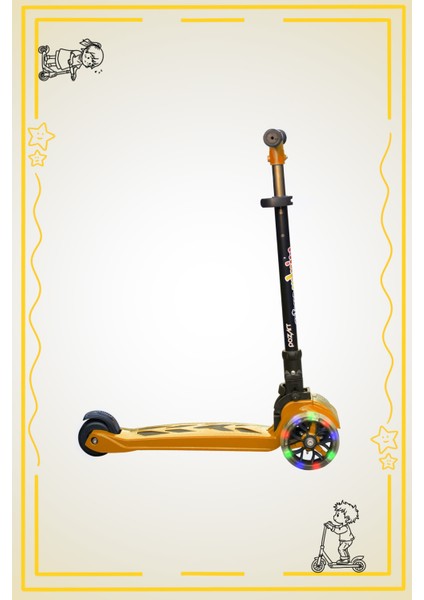 Scooter Yeni Winky 3tekerli LED Işıklı 3kademe90 Kilo Kapasite modelleri