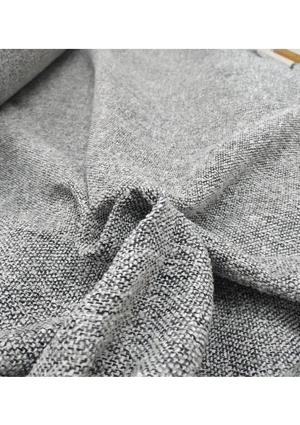 Açık Gri -Modern Keten Fon Perde -Pilesiz - Tek Kanat - MOD14 modelleri