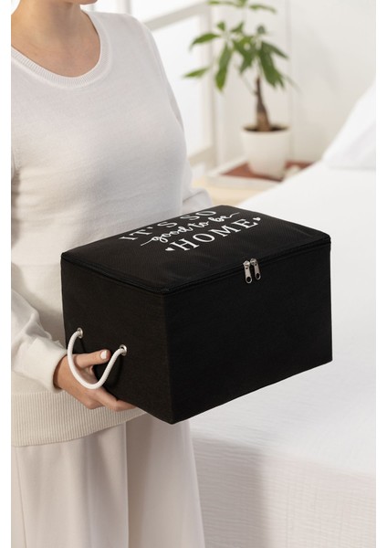 3'lü Siyah Küçük Boy Baza Altı, Valiz Düzenleyici Hurç / 30 x 22 x 18 fiyatları