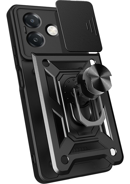 Oppo A3X 4g Kılıf Magnetik Standlı Kamera Korumalı Zore Sürgülü Vega Kapak modelleri