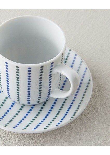 Anchor Porselen 4 Parça 2 Kişilik Kahve Fincan Takımı Mavi-Yeşil fırsatları
