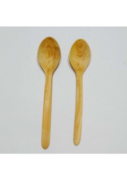 El Yapımı Şimşir Yemek Kaşığı, 22 cm, 1 kişilik, dayanıklı çelik malzeme