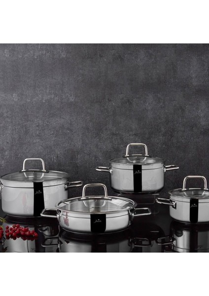 Modena 8 Parça Çelik Tencere Seti