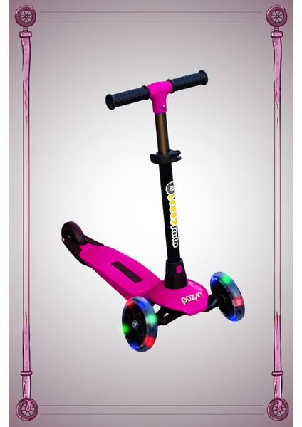 Scooter Yeni Leddy 3tekerli LED Işıklı 2+Yaş 50KILO Taşıma fiyatları