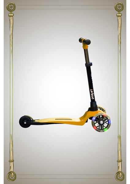 Scooter Yeni Leddy 3tekerli LED Işıklı 2+Yaş 50KILO Taşıma