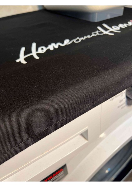 Home Sweat Home Baskılı Çamaşır Makine Örtüsü
