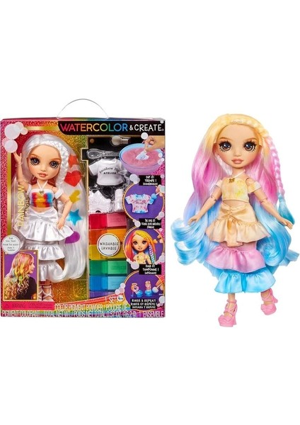 Raınbow Hıgh 507598-81 Watercolor-Create Moda Bebek 4+