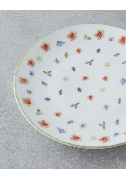 Lilyum Porselen 6'lı Pasta Seti 21 cm Renkli