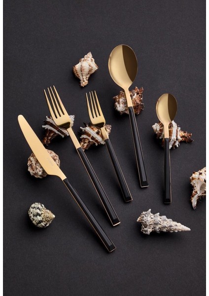 Bitter Gold 30 Parça Çatal Kaşık Bıçak Seti N3267