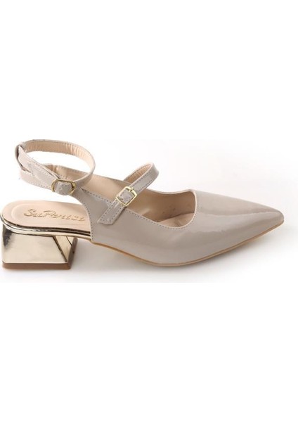 Sprs 02827 4 cm Topuklu Kadın Arkası Açık Stiletto Ayakkabı fiyatları
