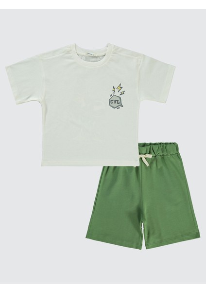 Erkek Çocuk Takım 2-5 Yaş Taş Rengi