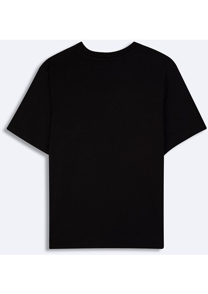 Kadın Sıfır Yaka Kısa Kollu Regular Siyah T-shırt fiyatları