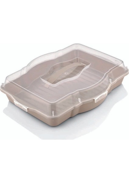 Çeşitli şekil ve boyutta saklama ve sunum kabı, plastik, 1 parça, antrasit renk