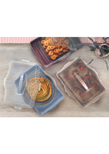 Çeşitli şekil ve boyutta saklama ve sunum kabı, plastik, 1 parça, antrasit renk modelleri