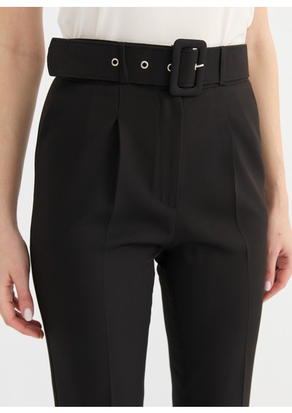 Normal Bel Standart Siyah Kadın Pantolon 25YSL5351 modelleri