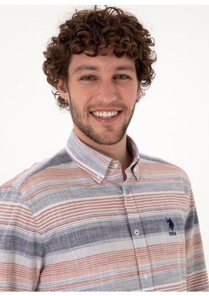 Regular Fit Gömlek Yaka Kırmızı Erkek Gömlek Gatum fiyatları