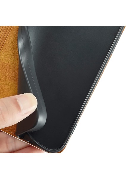 iPhone 12 Pro Max Kılıf Deri Kartlık Deri Cüzdan El Yapımı Kılıf Kapaklı