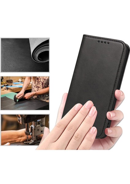 iPhone 15 Plus Kılıf Deri Kartlık Deri Cüzdan El Yapımı Kılıf Kapaklı fırsatları